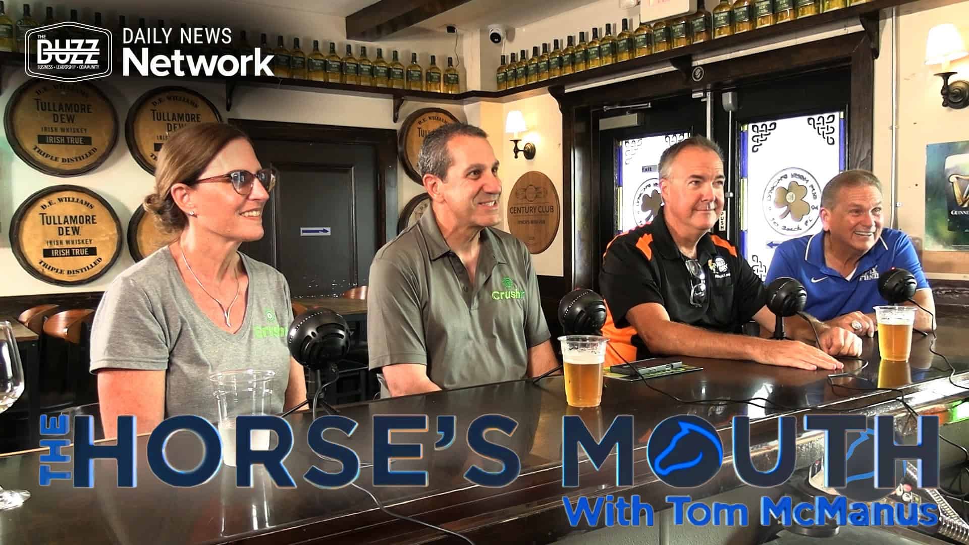 The Horse’s Mouth at Lynch’s Irish Pub with Diane Ackerman, Bruce Ackerman, Todd Marshall, and Coach Dave Campo