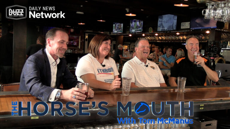 The Horse’s Mouth at Lynch’s Irish Pub with Steve Strum, April Ethridge, Coach Mark Duffner and Todd Marshall